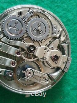 Antique Pocket Watch Quarter Repeater Movement working
