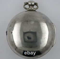 Antique Pocket Watch -Silver Pair Cases- Ellicott, London, 1775