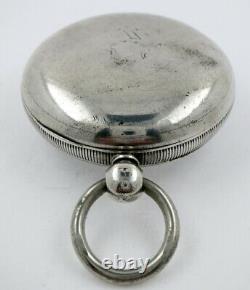 Antique Pocket Watch Silver cased slow beat lever by Thomas Yates, 1867
