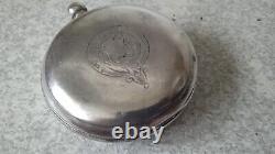 Antique Pocket Watch Sterling Silver Turnbull Sons Newcastle 1880 Untested