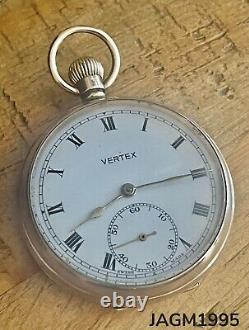Antique Pocket watch 15 jewel Vertex 9ct solid gold Boxed 375