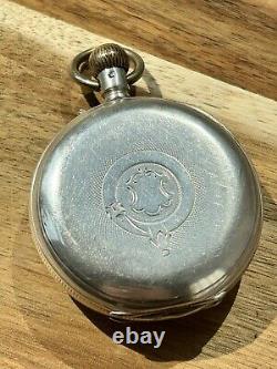 Antique Pocket watch DF & Co solid Silver Victorian C1881