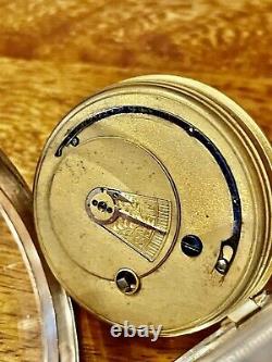 Antique Pocket watch J. G Graves Victorian solid silver Sheffield 1905