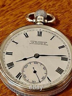 Antique Pocket watch Selex 15 jewels solid silver Dennison case