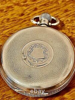 Antique Pocket watch Selex 15 jewels solid silver Dennison case
