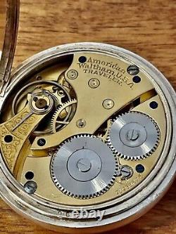 Antique Pocket watch Waltham 7 jewels 9ct gold filled Dennison case