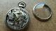 Antique Pocket Watch With 30 Min Chronograph, Swiss Made E. Heuer Movement
