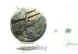 Antique Pre-Manufactured LeCoultre Minute Repeater Pocket Watch Movement Swiss