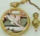 Antique Qing Dynasty Chinese 18k Gold&enamel Erotic Verge Fusee Watch&chain. 1756