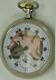Antique Qing Dynasty Chinese Omega Pocket Watch C1900's. Erotic Enamel Dial