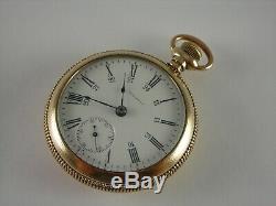 Antique RARE Waltham Canadian Pacific Railway 17 jewel pocket watch. 1906