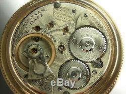 Antique RARE Waltham Canadian Pacific Railway 17 jewel pocket watch. 1910