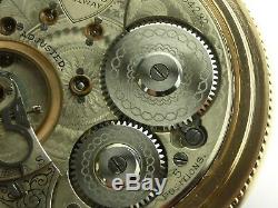 Antique RARE Waltham Canadian Pacific Railway 17 jewel pocket watch. 1910