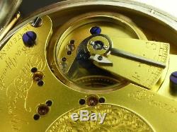 Antique RARE original Charles Frodsham English 20j pocket watch c. 1890 Serviced