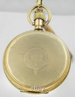 Antique ROLEX Gold Hunter Pocket Watch And Gold Fob Set
