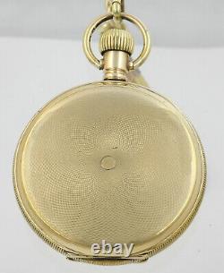 Antique ROLEX Gold Hunter Pocket Watch And Gold Fob Set