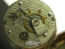 Antique Rare Illinois 17 jewels Maiden Lane Rail Road grade pocket watch. 1881