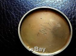 Antique Rolled Gold 10k Waltham Deco Style Face Golden/ Silver 1936 Fwo
