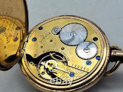 Antique Rolled Gold Pocket Watch 50 Mm. /o062