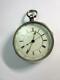 Antique Solid Silver Cased'centre Seconds Chronograph' Pocket Watch C1882