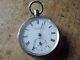 Antique Silver Case Pocket Watch 5cm Birmingham 1911 With An English Movement
