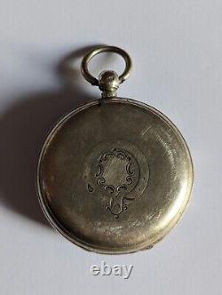 Antique Silver Case Pocket Watch Chester 1901. Scottish Highlands. Dingwall X18B