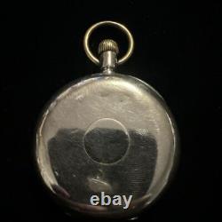 Antique Silver Cased Pocket Watch Dimier Freres & Co Late 1800's