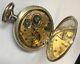 Antique Silver Chronometre Repetition Pocket Watch Working Chimes Working
