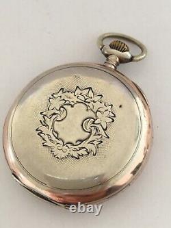 Antique Silver Omega Pocket Watch