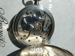 Antique Silver Omega World Time Pocket Watch circa 1910