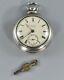 Antique Silver Pair Cased Fusee Pocket Watch 1887 Requires Attention