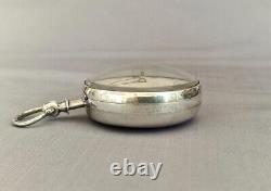 Antique Silver Pair Cased Verge Fusee Pocket Watch c. 1841