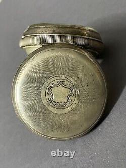 Antique Silver Pocket Watch, Kay & Co Worcester, No Key