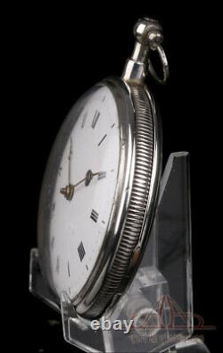 Antique Silver Quarter Repeater Pocket Watch. France, 1820