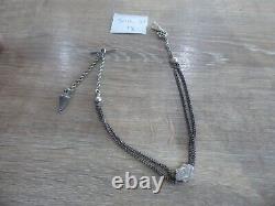 Antique Silver Single Albertina Pocket Watch Chain