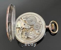 Antique Silver Tavannes Pocket Watch c. 1900 / montre gousset