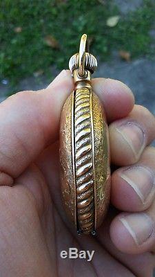 Antique Size 18 Elgin Gold Filled Hunter Pocket Watch
