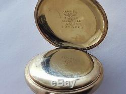 Antique Small Waltham c1907 Gold/P Full Hunter Pocket Watch VGC Rare