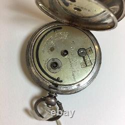 Antique Solid 935 Silver Cased H Samuel Acme Lever Pocket Watch