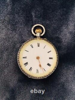 Antique Solid Silver 1909 Stockwell & Co George Stockwell Working Pocket Watch