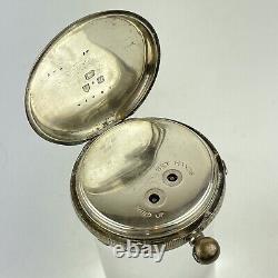 Antique Solid Silver Cased Chronograph Pocket Watch 58mm 1891 41491