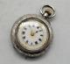 Antique Solid Silver Pocket Watch 33 Mm. /o067