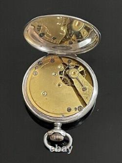 Antique Solid Silver Pocket Watch c 1900