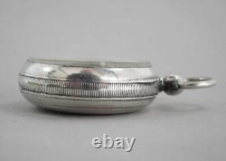 Antique Sterling Silver English Lever Veracity Pocket Watch 1889 J N Masters Rye