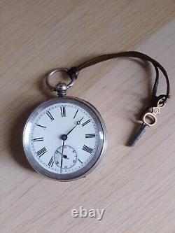 Antique Sterling Silver Pocket Watch