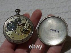 Antique Swiss Longines Pocket Watch Tripoli Libya WW1 Era Italo-Turkish War