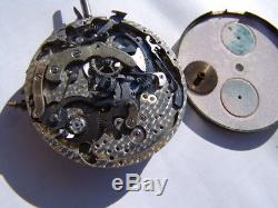 Antique Swiss One Minute Repeater Cronograph and Calendar Pocket Watch Movement