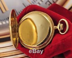 Antique Swiss Patek Philippe Pocket Watch 49mm 18K Solid Yellow Gold 3 Covers