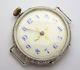 Antique Swiss Silver Cased Pocket Watch Wrist Watch Converted Needs Work Layby