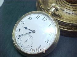 Antique Swiss high grade Gold Filled 17 jewel Victorian pocket watch